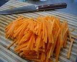 レンジで簡単！！にんじんのナムル☆作り方1写真