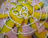 ✿レンジdeチンのカボチャマヨ焼き✿作り方5写真