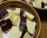 簡単♬材料4つで薩摩芋のスープなグラタン作り方1写真