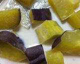 簡単♬材料4つで薩摩芋のスープなグラタン作り方2写真