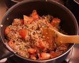 牛肉とトマトのジューシーうまかチャーハン作り方2写真