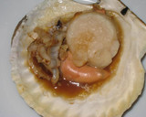 海鮮！殻付き帆立貝のバター醤油焼き♪作り方13写真