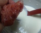 積もる想い♡ハートの三段レアチーズケーキ作り方6写真