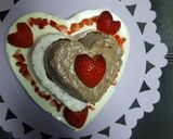 積もる想い♡ハートの三段レアチーズケーキ作り方10写真