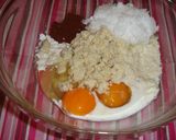 レンジde簡単♪　おからガトーショコラ作り方1写真