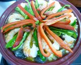 タジン鍋でパエリア作り方8写真