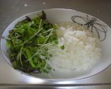 *うなぎのせ♪野菜たっぷりカフェ丼*作り方4写真