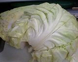 キャベツと鶏肉の煮込み作り方1写真