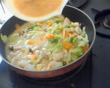 イカ珍味入り☆あんかけカタ焼きそば作り方4写真