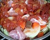 キャベツと鶏肉の煮込み作り方7写真