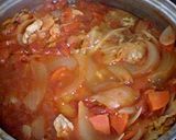 キャベツと鶏肉の煮込み作り方9写真
