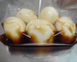 簡単♪味付け卵♪固さも自在しっとりゆで卵作り方7写真