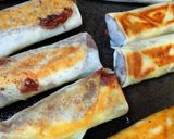 揚げない春巻きスイーツ♡チョコ林檎作り方8写真