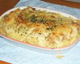 鶏肉と玉ねぎのホワイトグラタン作り方6写真