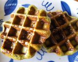 抹茶のベルギーワッフル（リエージュ）作り方4写真