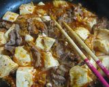 熱々☆豚キムチとろとろ豆腐♬作り方3写真