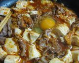 熱々☆豚キムチとろとろ豆腐♬作り方4写真