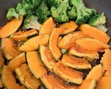 カボチャとブロッコリーの粉チーズ焼き作り方6写真