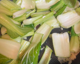青梗菜と塩昆布のニンニク炒め作り方4写真