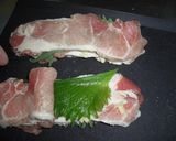 大葉とチーズのやわらかとんかつ作り方2写真
