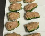 ピーマンの鶏胸肉ひき肉詰め！作り方7写真