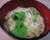 禁断の！ちょい食べカレー釜玉うどん風作り方3写真