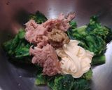 春の味♪菜の花のツナマヨマスタード和え作り方5写真