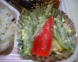 お弁当（アスパラと卵＆カニカマのサラダ）作り方7写真