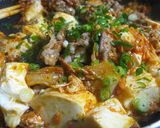 熱々☆豚キムチとろとろ豆腐♬作り方5写真