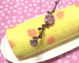 ひな祭り✿簡単！桃の花ロールケーキ✿作り方14写真