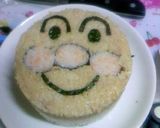 3色アンパンマンケーキ寿司でひなまつり作り方14写真