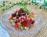 旨い🐙タコと彩り野菜のお手軽マリネ作り方5写真