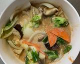 肉無チクワ簡単梅照りクリーム味野菜炒め作り方15写真