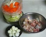さっぱり八宝菜　堅焼きそば添え作り方1写真