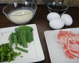 豆乳和風カルボナーラ作り方1写真