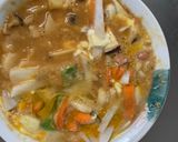お一人様野菜たっぷり赤味噌天津飯味親子丼作り方17写真