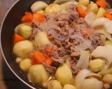 フライパンで昔ながらの肉じゃが作り方4写真