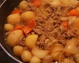 フライパンで昔ながらの肉じゃが作り方7写真