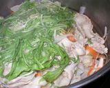 バラ肉と野菜の蒸し料理作り方1写真