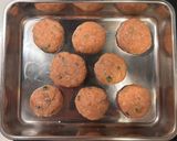 れんこんの梅つくねはさみ焼き＊お弁当にも◎作り方2写真