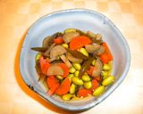三陸わかめの茎と根菜の浸し豆作り方5写真