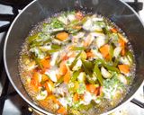 三陸わかめの茎と根菜の浸し豆作り方4写真