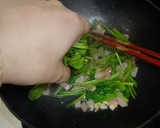 ほうれん草のベーコンバター炒め作り方4写真