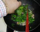 ほうれん草のベーコンバター炒め作り方6写真