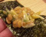 簡単おつまみ☆ねぎ納豆とぱりぱりのり作り方4写真
