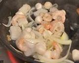 菜の花のミルクスープスパゲティー作り方2写真