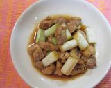 鶏もも肉とねぎの照り焼き！作り方4写真