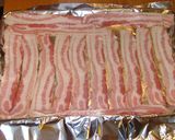 アメリカ　正しい朝食のベーコン作り方1写真