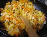 同時！甘い野菜スープ＆おからドライカレー作り方5写真