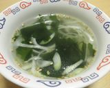 韓国のお出汁ダシダdeわかめスープ作り方2写真